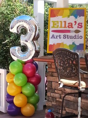Balloon Stack - Number Marquee