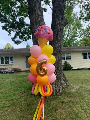 Birthday Yard Party Poles Birthday Yard Party Poles
