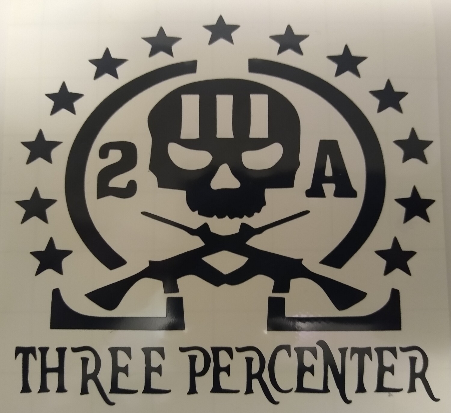 3 Percenter &quot;2nd Amendment&quot; Decal