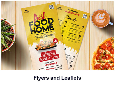 Flyers and leaflets