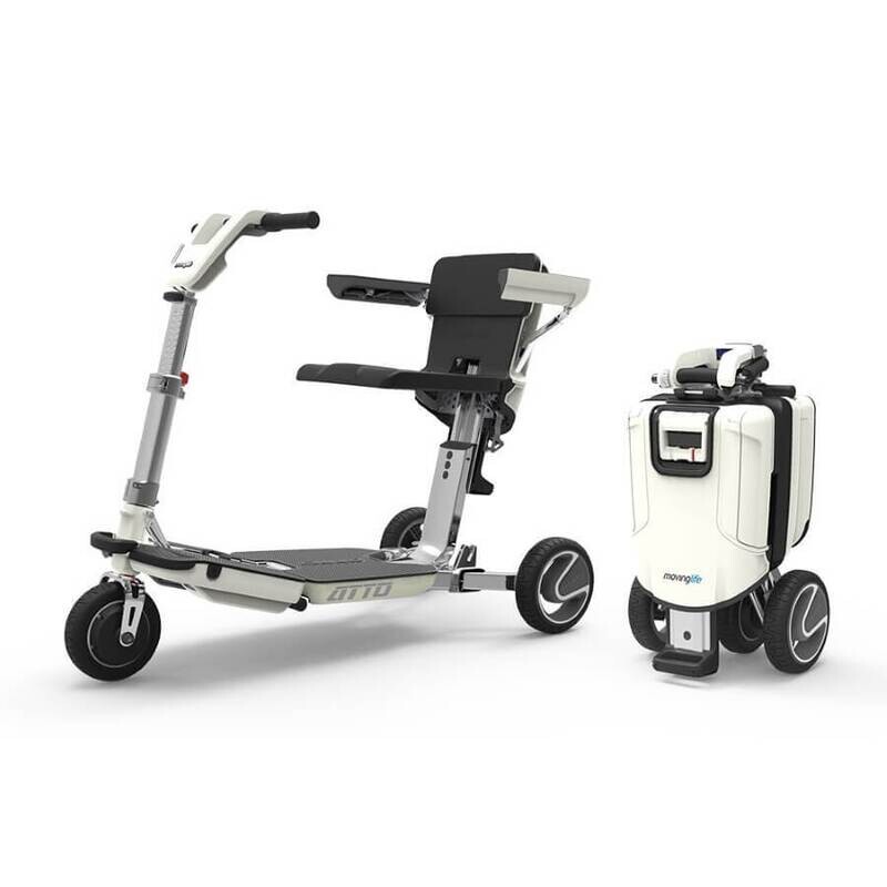 Elektromobil ATTO Classic | falt - und teilbarer Mini-Scooter, 6 km/h, NEUE VERSION 2.1 | Reisescooter