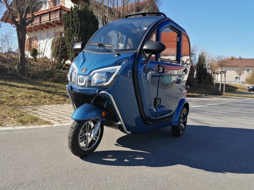 E-Kabinenroller AS-6000 Premium, 45 km/h oder 25 km/h, nur 105 km, Dreirad, Miniauto, Mofaauto, Mopedauto, Neuwertig