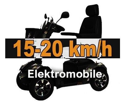 Elektromobile 15 bis 20 km/h