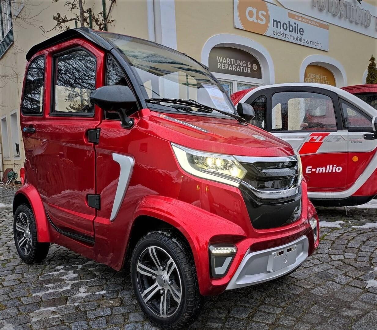 Elektroauto AS-8000 gebraucht 45 km/h *  nur 247 km Laufleistung * Mopedauto, Microauto, Mofaauto