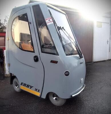 Elektromobil ERBY XS gebraucht | 15 km/h | E- Kabinenroller, Krankenfahrstuhl, Seniorenmobil - ohne Führerschein fahren erlaubt