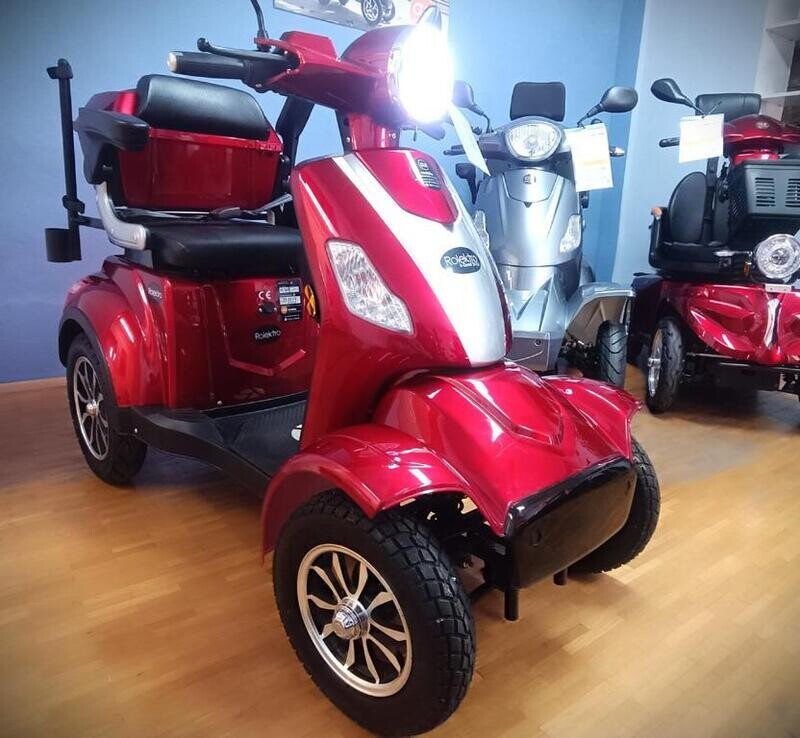 Elektromobil Rolektro Quad V3 Lithium | Nur 24 km Laufleistung | 25 km/h * Mofa, Seniorenmobil, 4-Rad