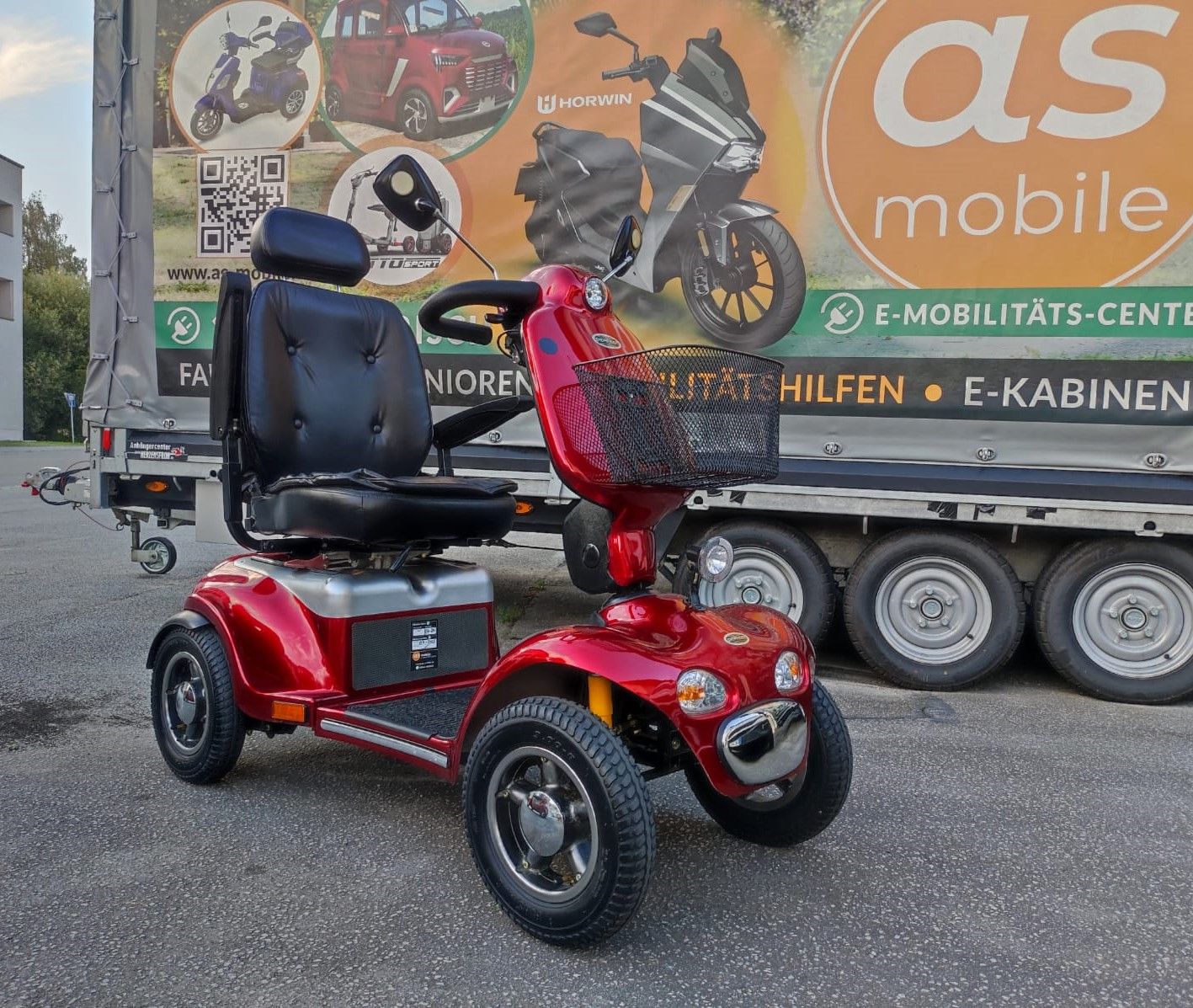 Elektromobil gebraucht | Shoprider Passau XXL - 15 km/h | Seniorenmobil, Krankenfahrstuhl Einhandbedienung möglich