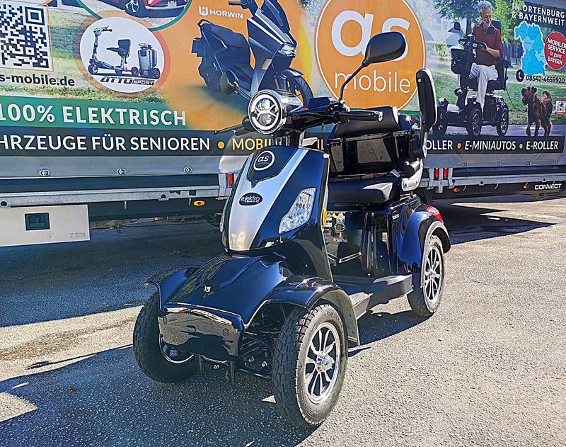 Elektromobil Rolektro Quad V3 Lithium schwarz | Neuwertig | 25 km/h * Mofa, Seniorenmobil, 4-Rad