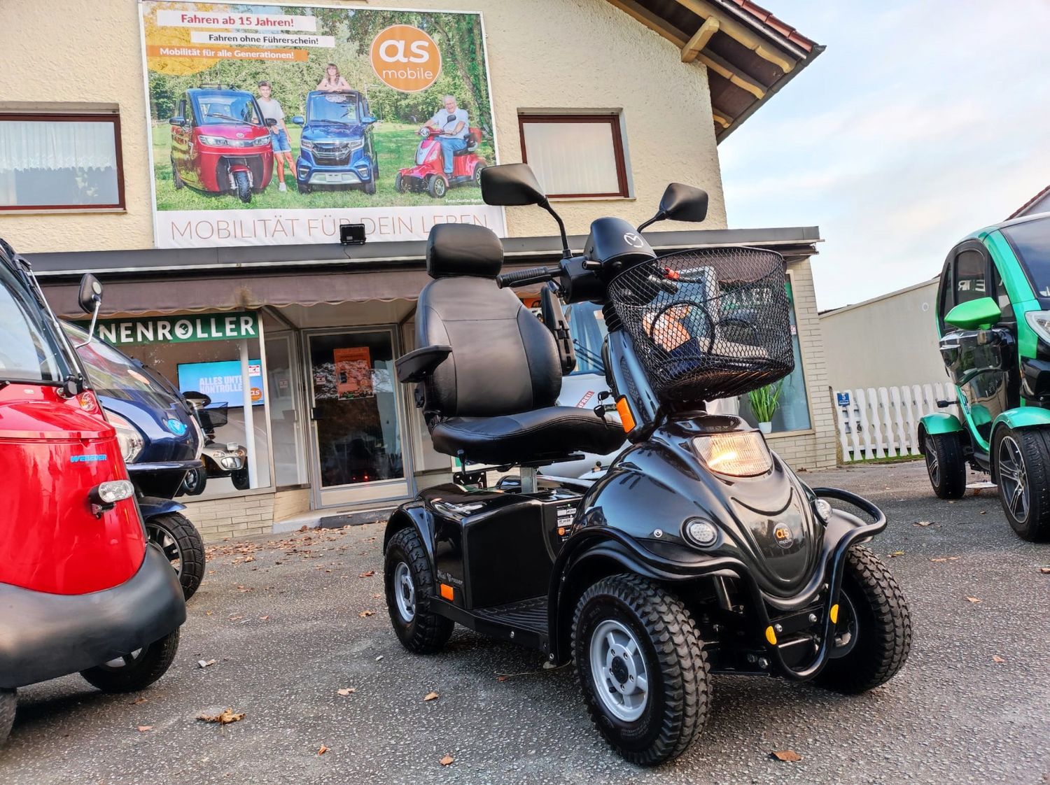 Elektromobil MINI CROSSER M1 4W gebraucht, 15 km/h | geländegängig, für Gelände | Seniorenmobil Medema