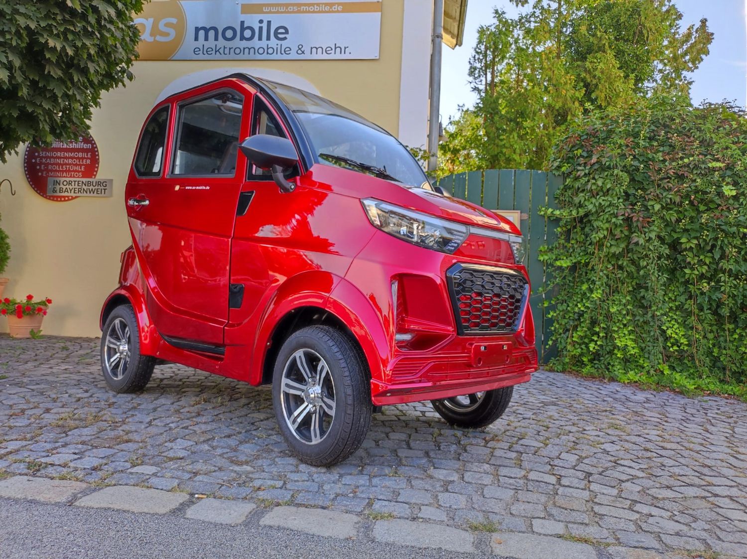 E-Auto ATOS- 4, 2.0 | 45 km/h | Mopedauto, Microcar, Kabinenroller - WINTERPREIS