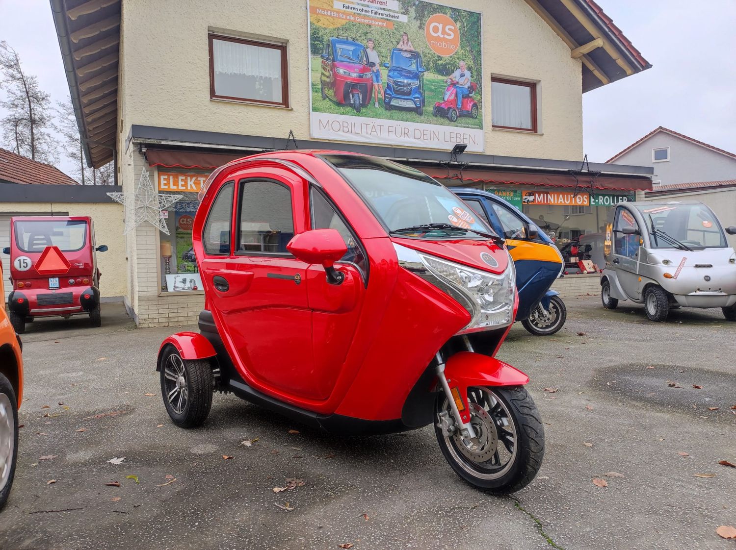 E- Kabinenroller AS 5000 1.0 gebraucht | 25 km/h oder 45 km/h * Mopedauto,  Microcar, Elektromobil, Anaig, Geco Ole