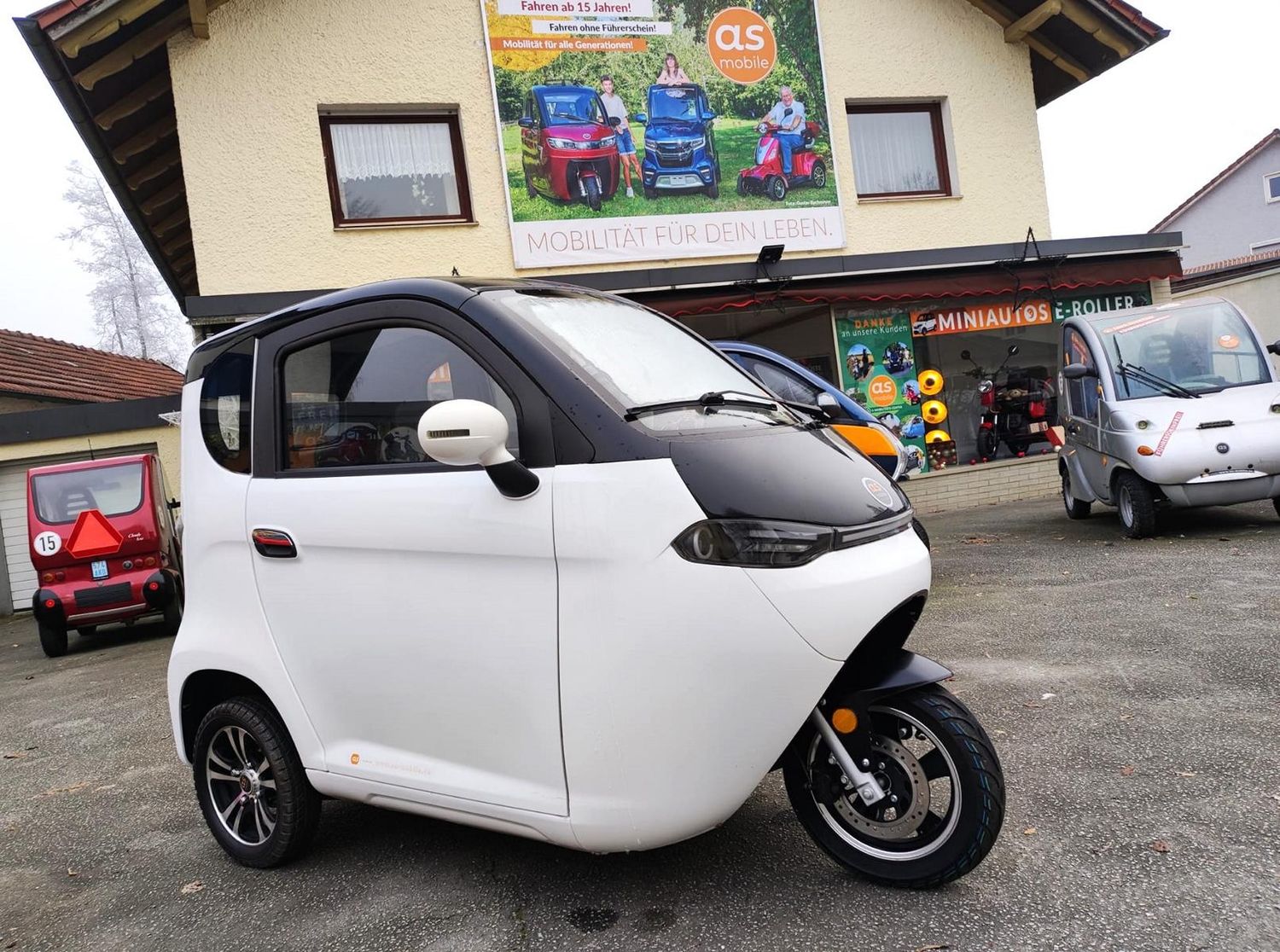 Kabinenroller 45 km/h oder 25 km/h |  ATOS 3 - 1.0, neuwertiger Kundenrückläufer | Mofaauto, Microcar, Elektromobil, Kabinenfahrzeug