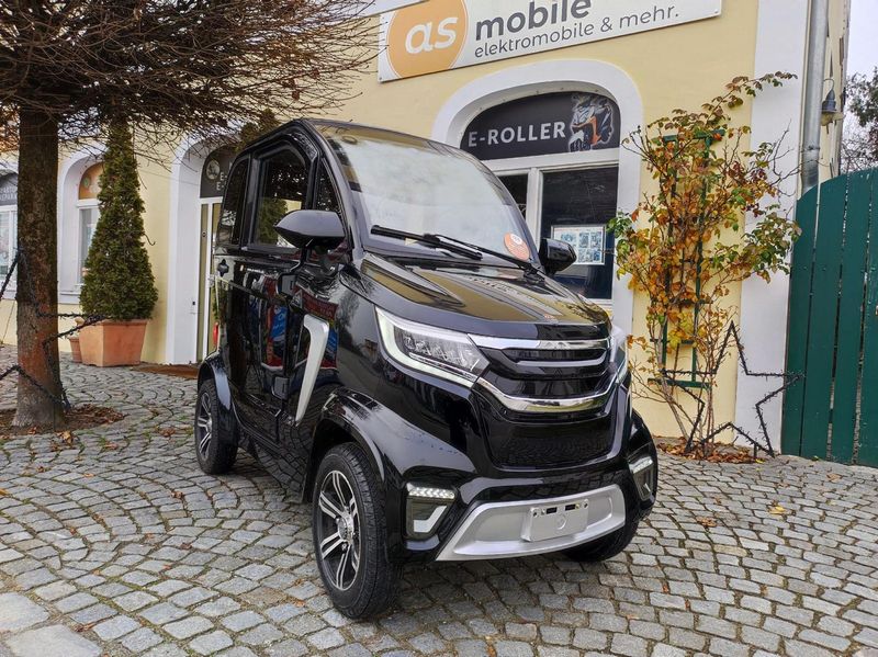 E- Kabinenroller gebraucht 45 km/h,  AS-8000 1.0 schwarz  | Mopedauto,  Microcar, Miniauto, Alternative zu Aixam, Ligier, Microcar