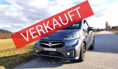 CASALINI M14 grau, Mopedauto Diesel | Alternative zu Ligier, Aixam, Microcar, Kabinenroller