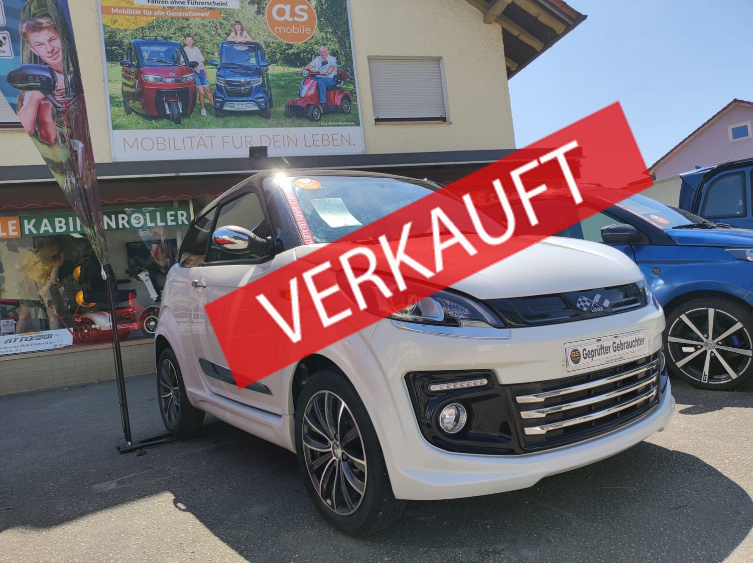 LIGIER JS 50L DCI Mopedauto gebraucht | Auto 45 km/h Aixam Microcar Leichtfahrzeug