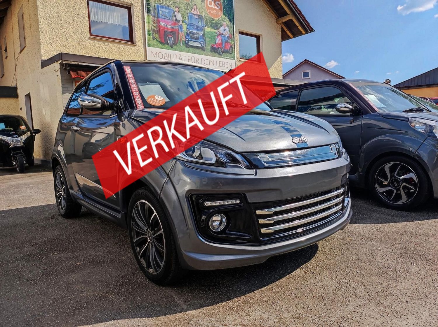 Ligier JS 50L DCI Mopedauto 45 km/h gebraucht |  Microcar Aixam Leichtfahrzeug
