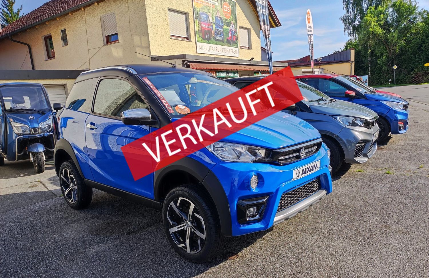 AIXAM CROSSOVER 2022 Mopedauto gebraucht | Auto 45 km/h Microcar Ligier Kubota