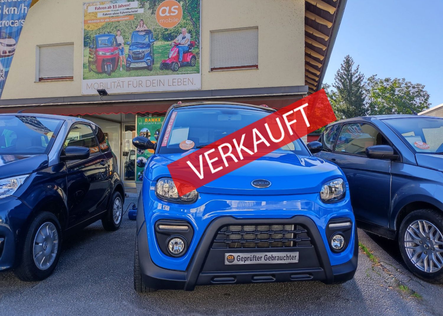 Microcar M GO Mopedauto 45 km/h Ligier Aixam Sonderedition