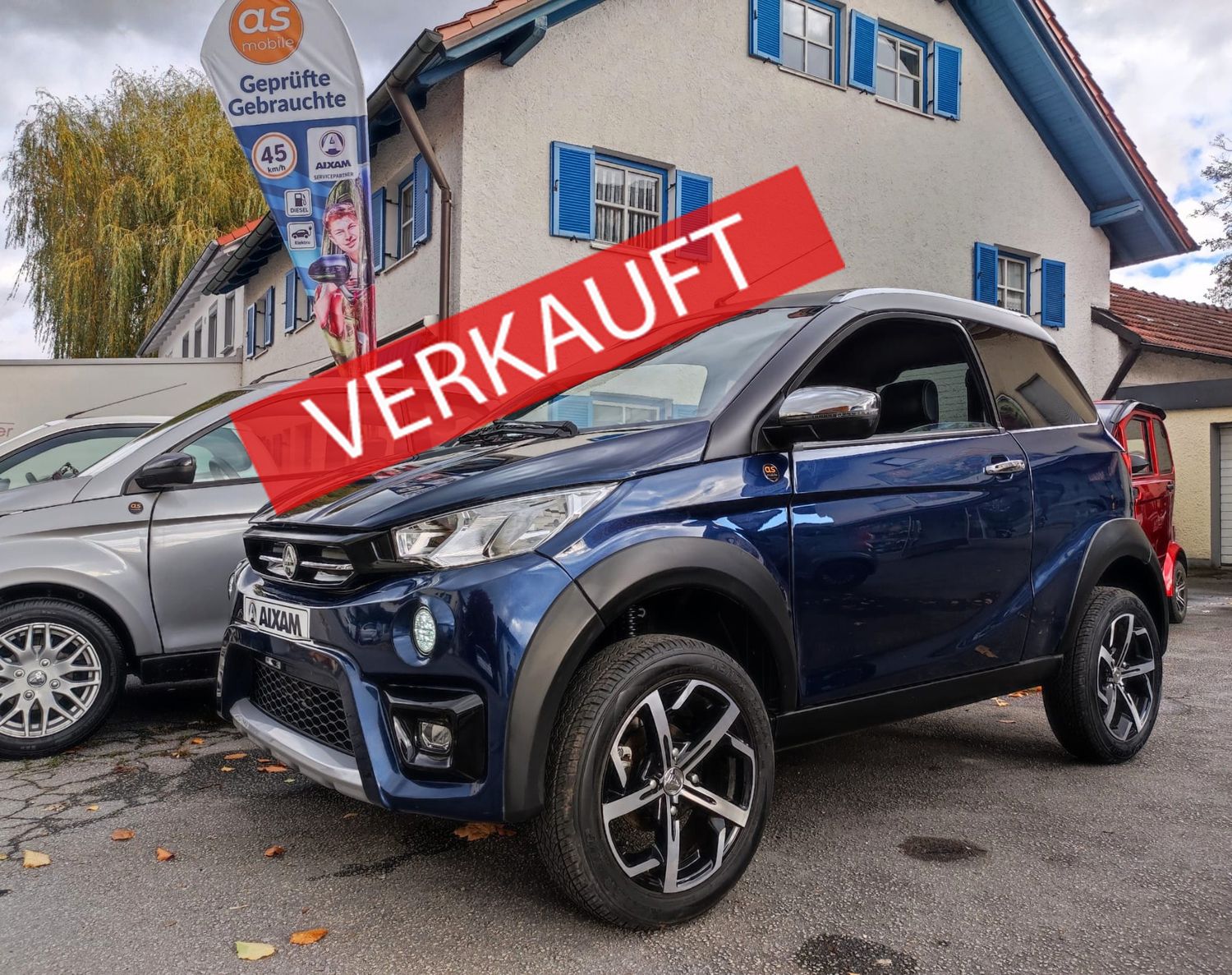 AIXAM CROSSOVER PREMIUM 2023, 7630 km Mopedauto 45 km/h Ligier Microcar AIXAM CROSSOVER PREMIUM 2023, 7630 km Mopedauto 45 km/h Ligier Microcar