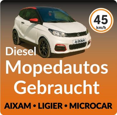 Mopedautos 45 km/h gebraucht | Aixam, Ligier Microcar, Casalini