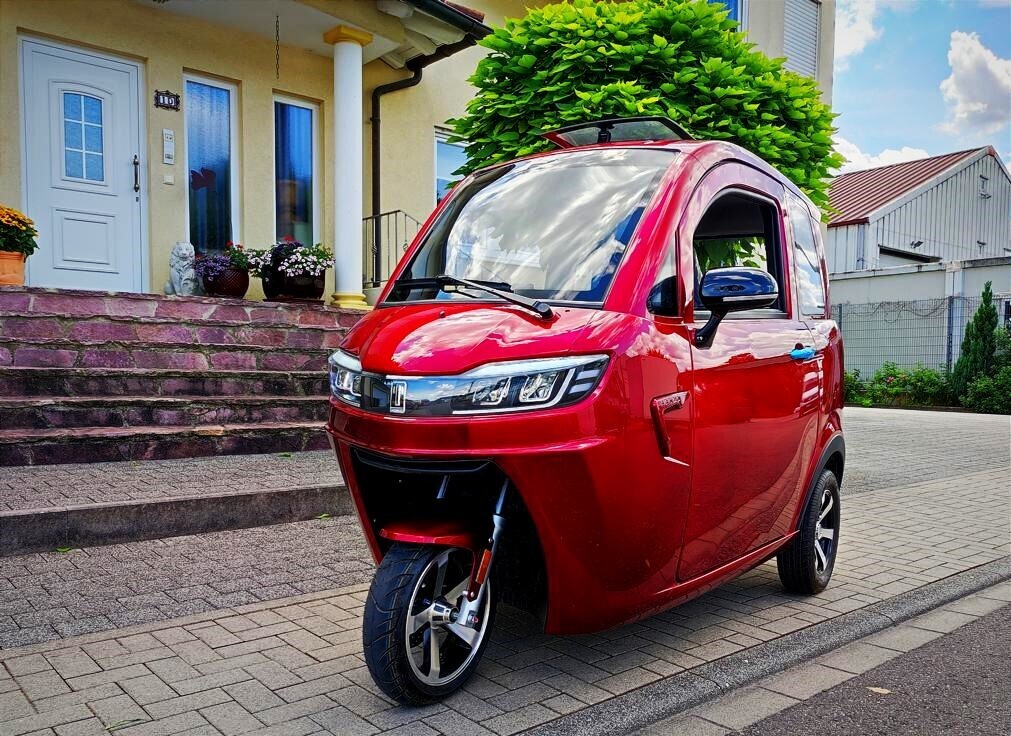 E- Kabinenroller AS 6000 2.0 | 3000 Watt | 45 km/h oder 25 km/h * Mopedauto, Microcar, Lithium, Blei-Gel E- Kabinenroller AS 6000 2.0 | 3000 Watt | 45 km/h oder 25 km/h * Mopedauto, Microcar, Lithium, Blei-Gel