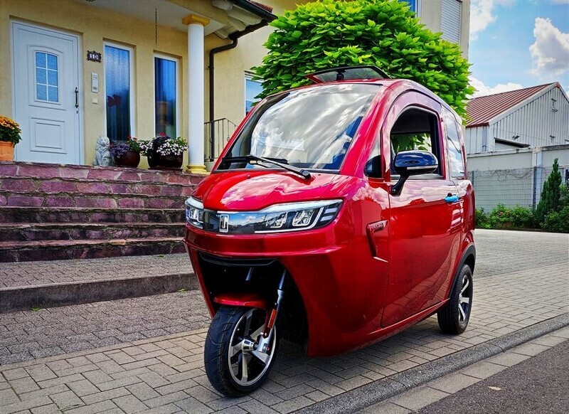 E- Kabinenroller AS 6000  2.0 | 3000 Watt | 45 km/h oder 25 km/h * Mopedauto,  Microcar, Lithium, Blei-Gel