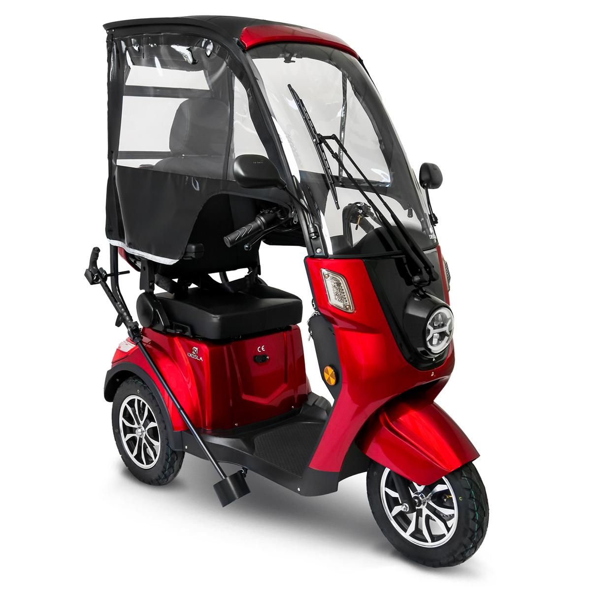 Rolektro DEISLA DS3 25 km/h oder 15 km/h, Dreirad Trike mit Dach und Wetterschutz, Lithium-Akku, Elektromobil, Seniorenmobil | mit Scheibenwischer Rolektro DEISLA DS3 25 km/h oder 15 km/h, Dreirad Trike mit Dach und Wetterschutz, Lithium-Akku, Elektromobil, Seniorenmobil | mit Scheibenwischer