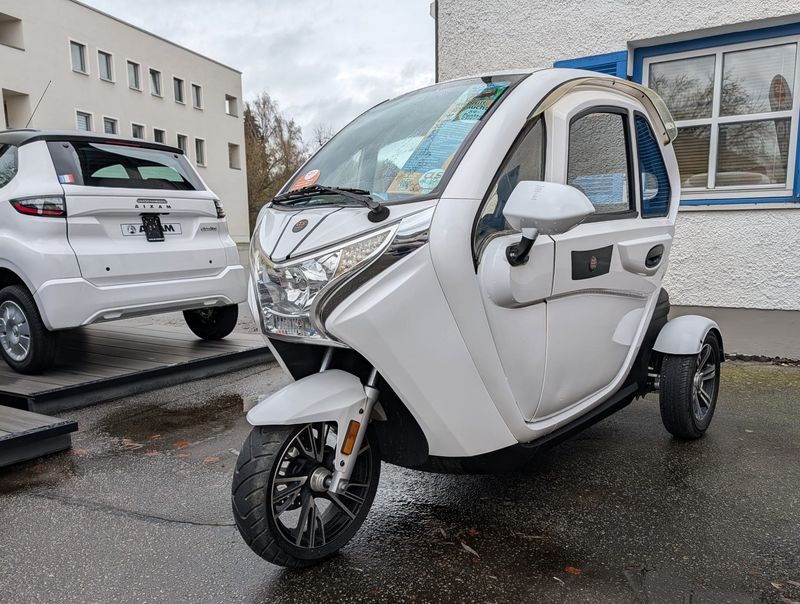 E- Kabinenroller AS 5000 1.0 gebraucht | Nur 61 km | 25 km/h oder 45 km/h * Mopedauto,  Microcar, Elektromobil, Anaig, Geco Ole