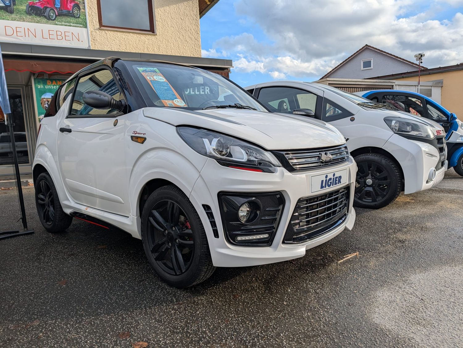 LIGIER JS50 DCI, KLIMAANLAGE, Mopedauto 45 km/h Aixam Microcar