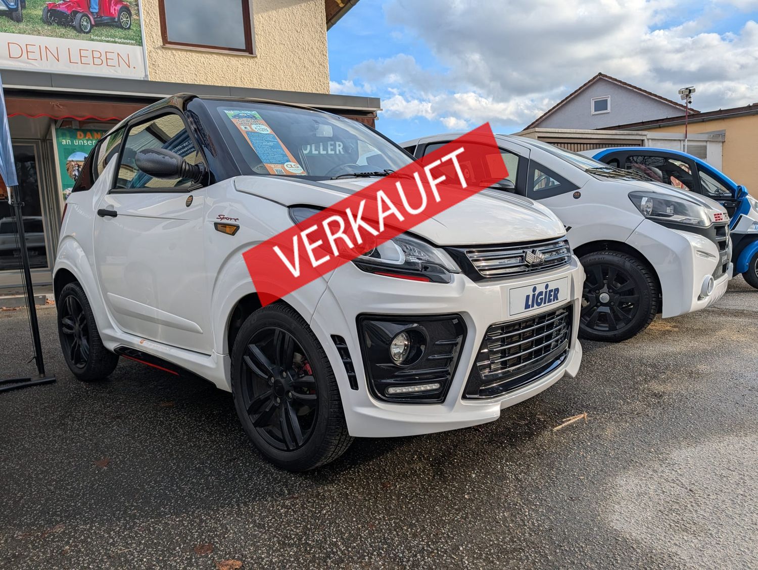 LIGIER JS50 DCI, KLIMAANLAGE, Mopedauto 45 km/h Aixam Microcar