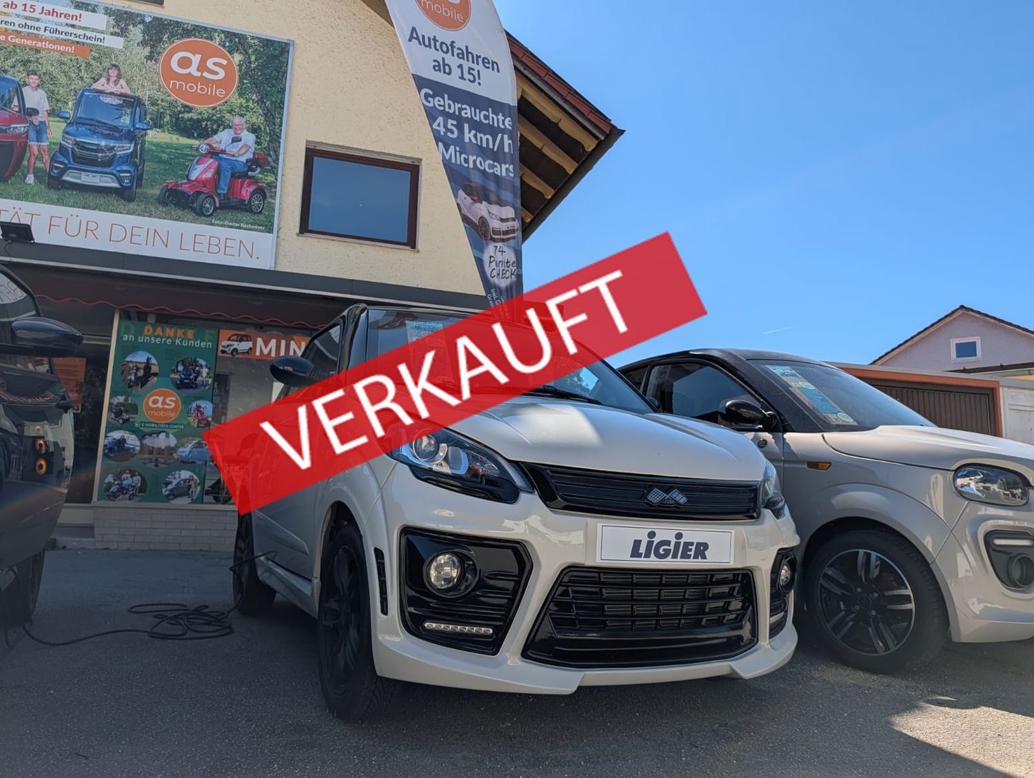 Ligier JS50 DCI 9032 km Mopedauto 45 km/h Aixam, Microcar, Diesel