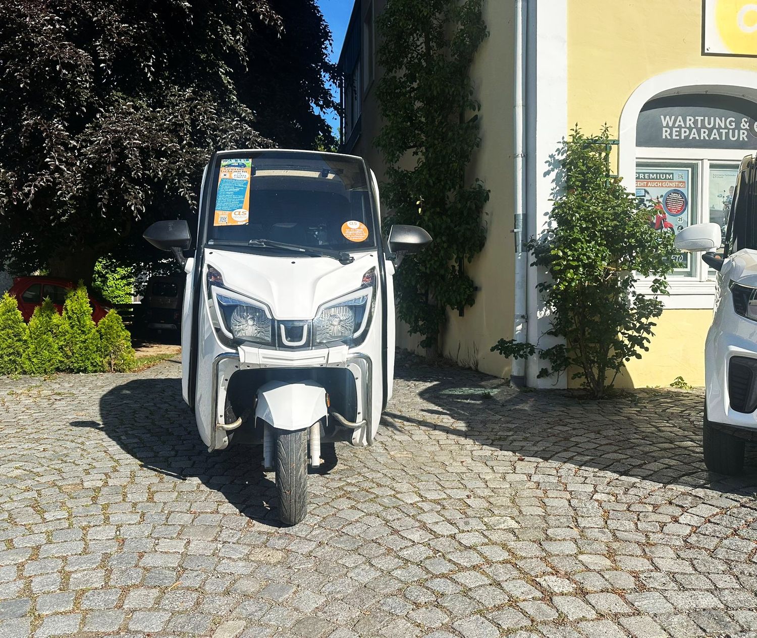 E- Kabinenroller AS 6000 1.0 blau gebraucht - 45 km/h oder 25 km/h - Mopedauto, Microcar, Elektromobil E- Kabinenroller AS 6000 1.0 blau gebraucht - 45 km/h oder 25 km/h - Mopedauto, Microcar, Elektromobil