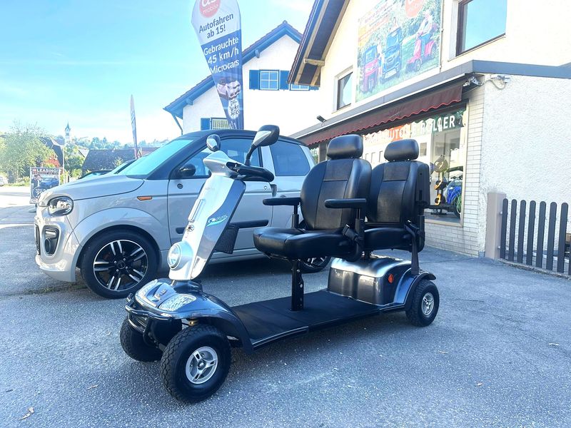 Elektromobil KYMCO Tandem Doppelsitzer 2-Sitzer Seniorenmobil gebraucht | 12 km/h Elektromobil KYMCO Tandem Doppelsitzer 2-Sitzer Seniorenmobil gebraucht | 12 km/h
