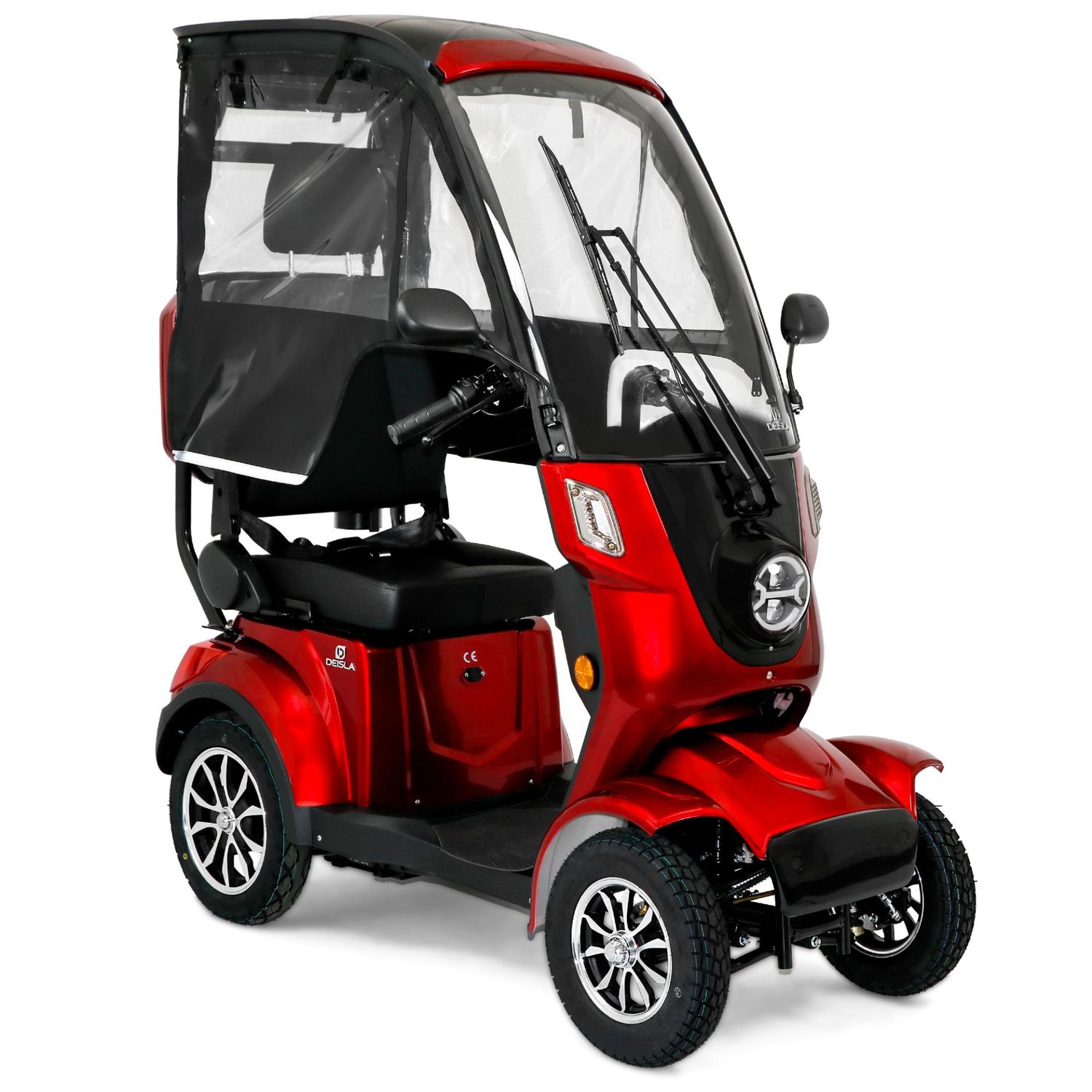 Rolektro DEISLA 25 km/h oder 15 km/h, Elektromobil, Quad mit Dach und Wetterschutz, Lithium-Akku, Seniorenmobil| mit Scheibenwischer Rolektro DEISLA 25 km/h oder 15 km/h, Elektromobil, Quad mit Dach und Wetterschutz, Lithium-Akku, Seniorenmobil| mit Scheibenwischer