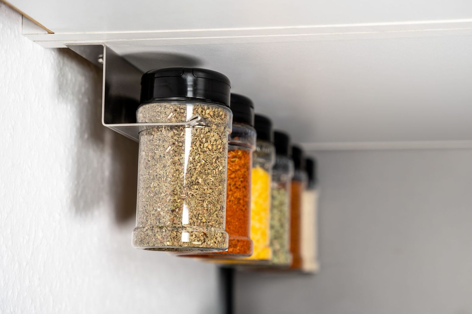 Regal (Anbauregal Schrank) 7-Fach Edelstahl - für Gewürze im Plastikstreuer 60 cm