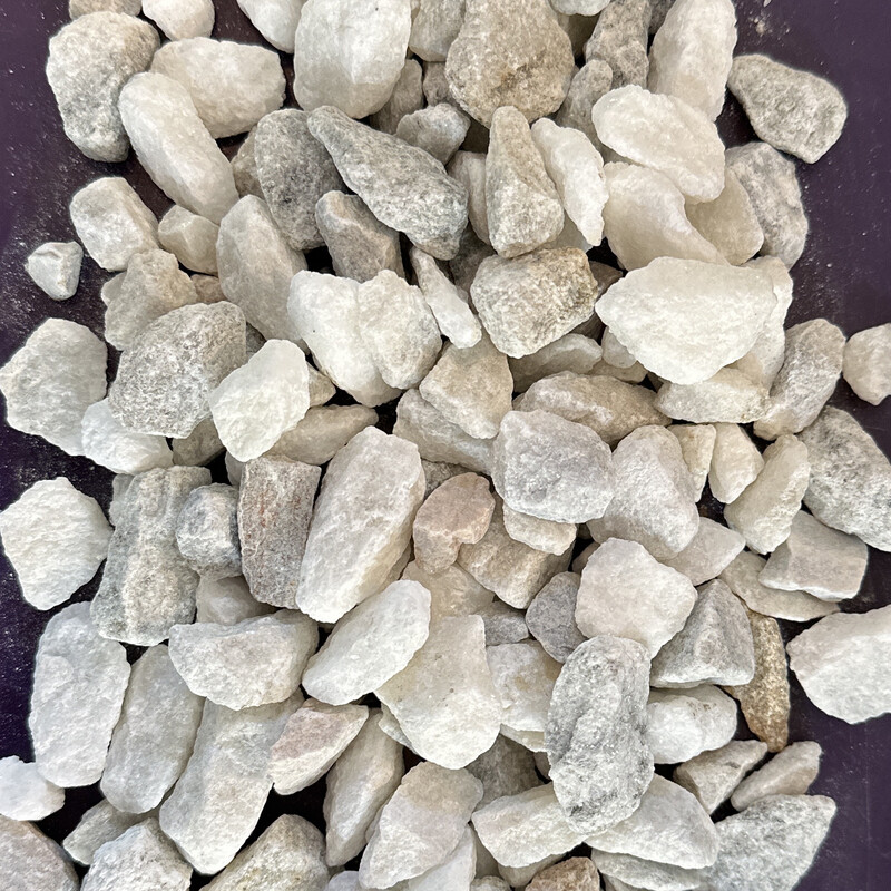 3/4” White Stone