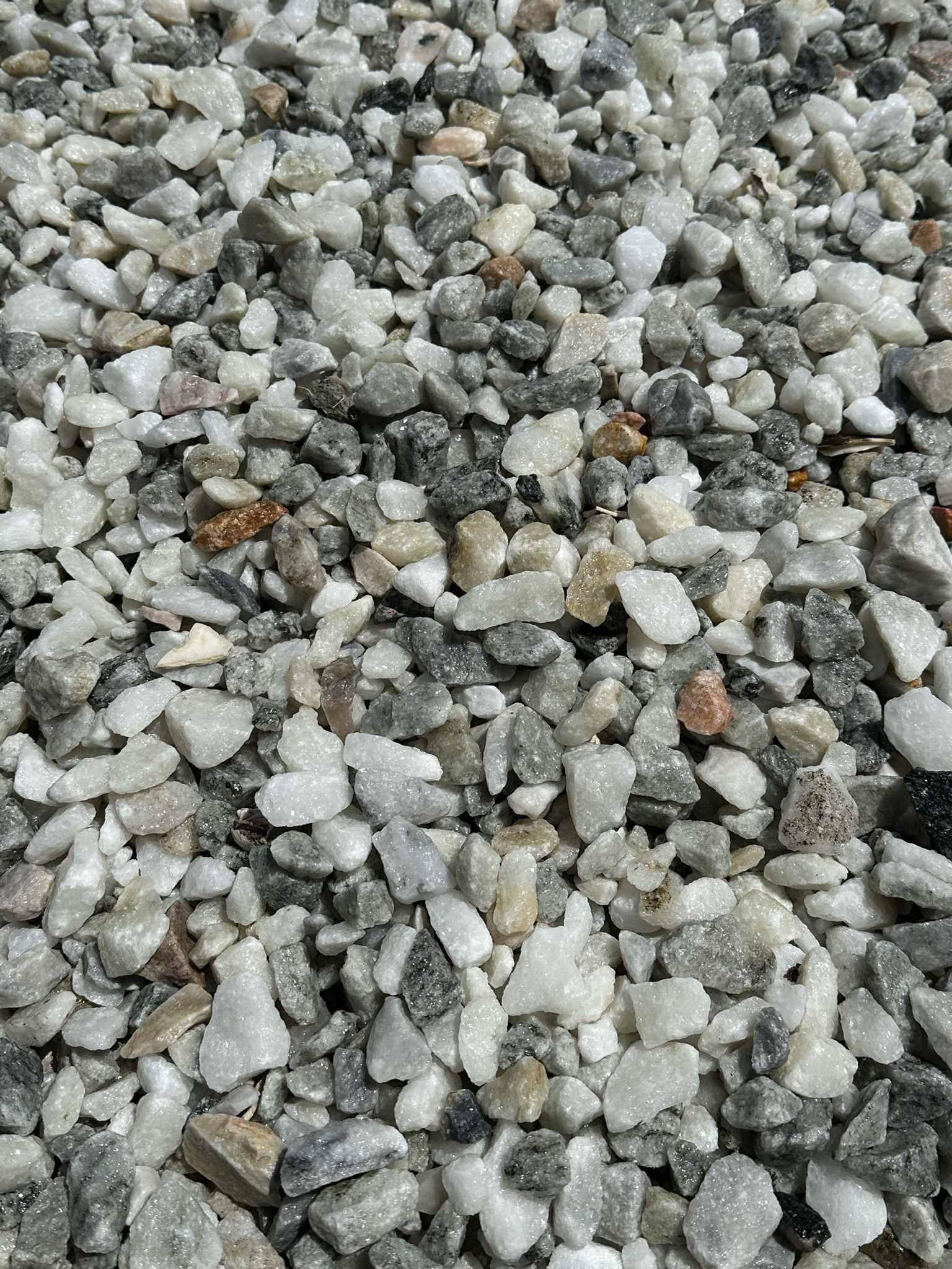 3/4” White Stone