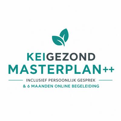KEIGEZOND MASTERPLAN++ | inclusief persoonlijk gesprek met dokter Kris Sienaert én 6 maanden online begeleiding