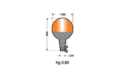 40.00 Faro rotativo ámbar