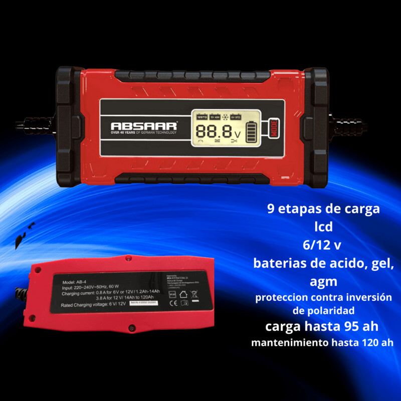 Cargador mantendor baterias