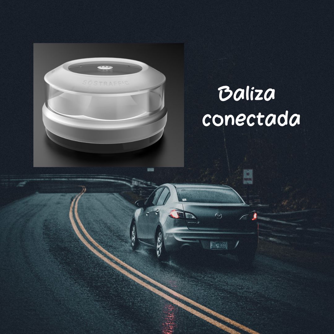 Baliza Sostraffic V16 conectada