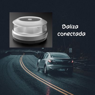 Baliza Sostraffic V16 conectada