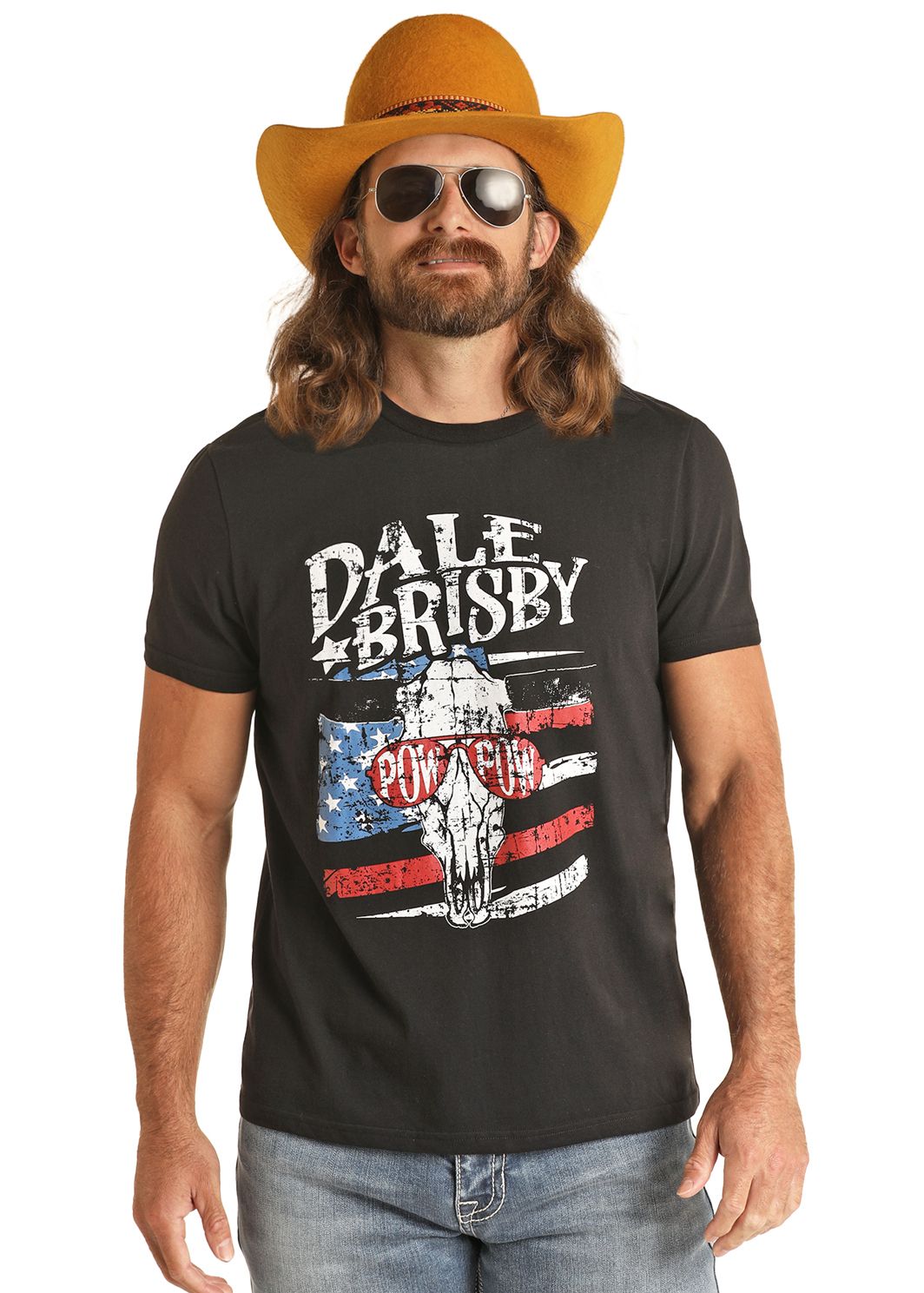 Rock & Roll Dale Brisby Tee RRUT21R1BV, XS-5X: XS