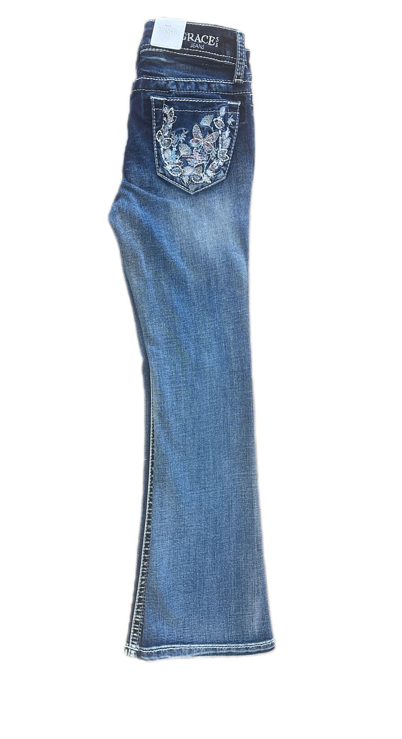Grace In LA Girls GB51659, Kids Jeans: 7