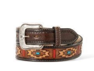 Ariat Mens Hand Painted Belt A1042402, Belts - Men: 30