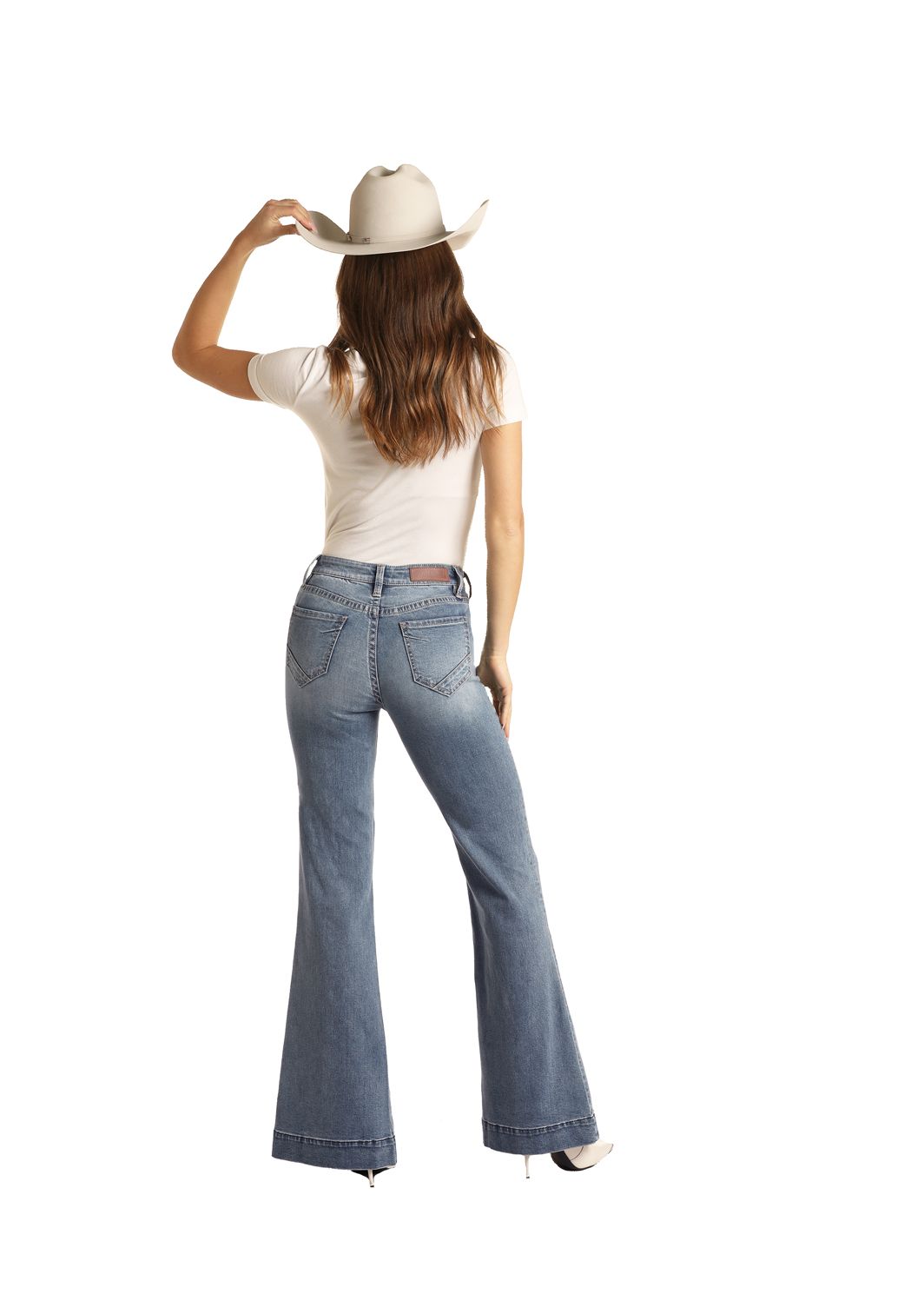 Rock & Roll High Rise Trouser W8H3534, Trousers: 24x30