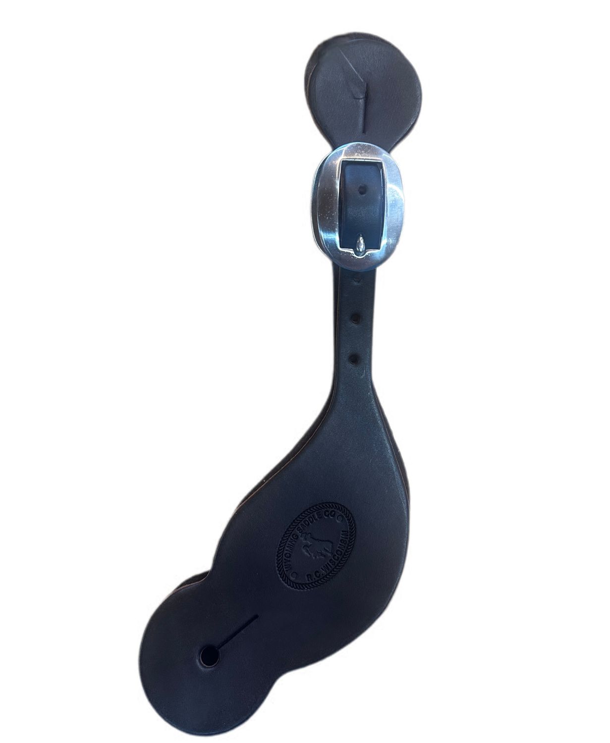 Wyoming Saddle Company Plain Spur Straps, name: Men's Chocolate