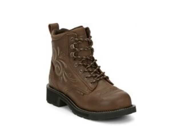 Justin Katrina Steel Toe # GY985, Boots - Women: 7 B