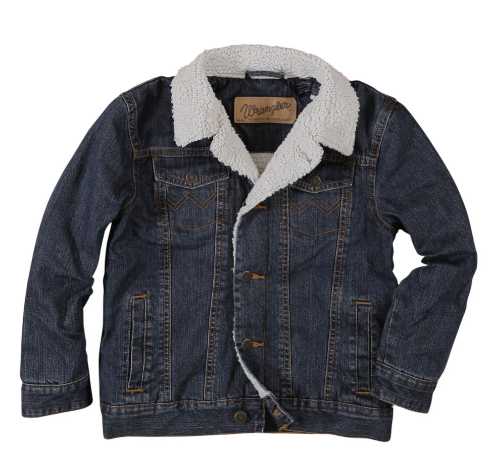 Wrangler Kids Lined Denim #1084256RT, Kids Shirts: X Small