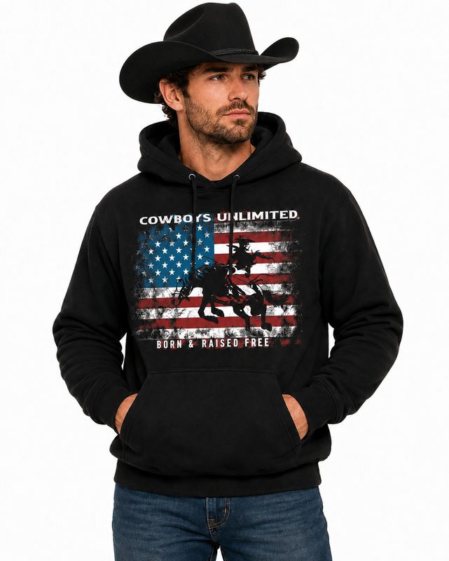 Moss Bros. Graphic Hoodie Born & Raised